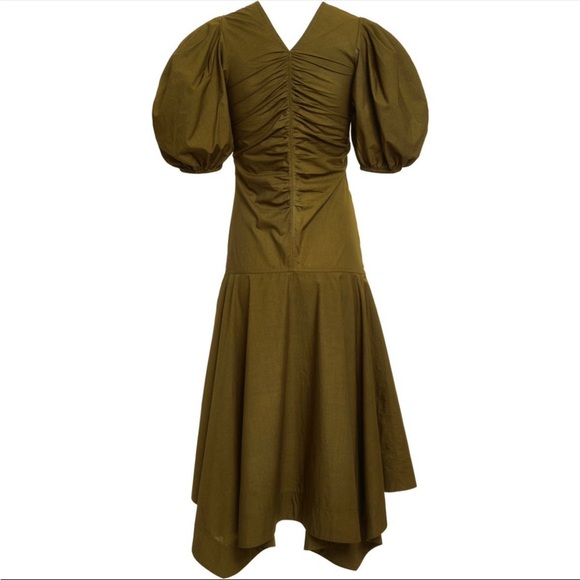 NWT Love the Label Sydney Dress Olive - Picture 3 of 3